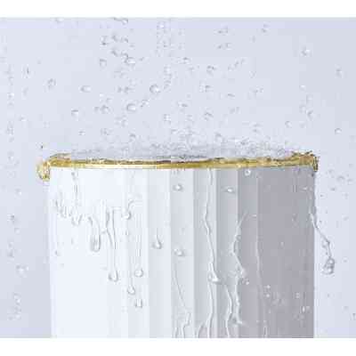 Контейнер для сміття JAH Nordic Сенсорний Білий із золотим 9 л (20259) Вінниця