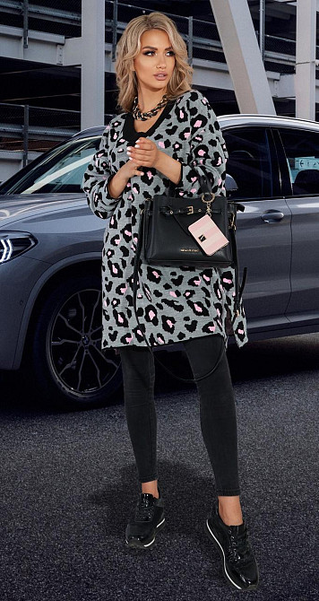 Свитер с принтом леопард (42-48) Киев - изображение 2