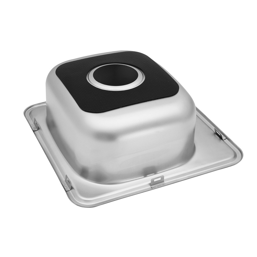 Кухонная мойка с нержавеющей стали Kroner KRP Satin - 38х38 (0.6 мм) Киев - изображение 4