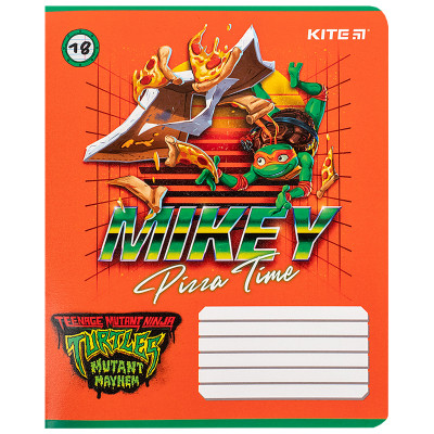 Тетрадь Kite Ninja Turtles, 18 листов, линия (NT24-237) Винница - изображение 7