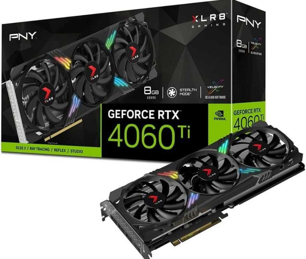 Відеокарта PNY GeForce RTXTM 4060 Ti 8 GB XLR8 Gaming Verto Київ - фото 5