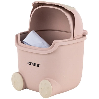 Кошик для паперів Kite Настільний контейнер для сміття, рожевий (K24-009-5) Вінниця - фото 4