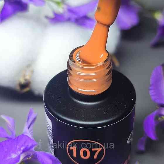 Гель-лак для нігтів Bee Nails 107 (гарбузовий) 8мл Херсон