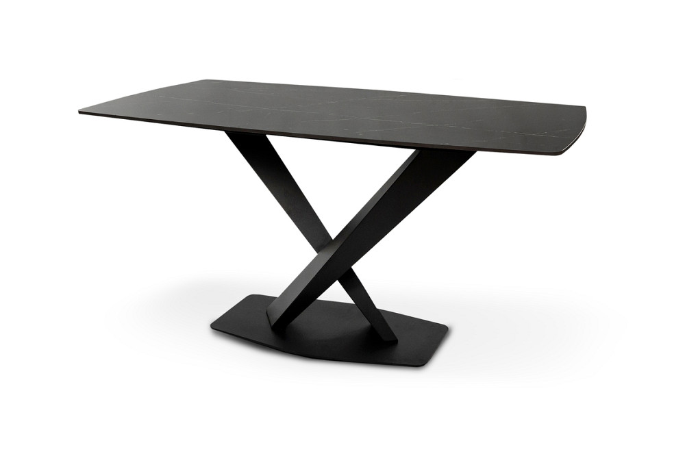 Стіл БІНГО 140*80, кераміка чорний мармур Київ - фото 6