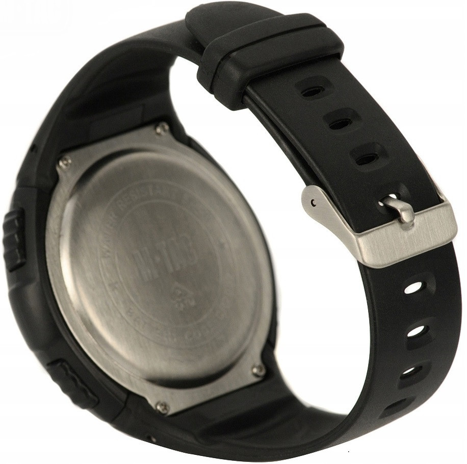Тактические Часы водонепроницаемые с секундомером и шагомером M-Tac (50001002) Black Нововолынск - изображение 3