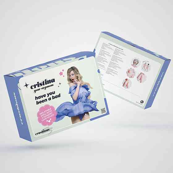 Секс-лялька з 3 отворами Crushious CRISTINA The Inflatable Nurse, бежева, 155 см Sex Aura Київ