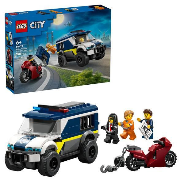 Конструктор LEGO City Полицейский фургон для перевозки пленников 198 Деталей (60479) Харьков - изображение 3