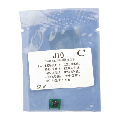 Чип для картриджа HP CLJ Pro 200/M251/M276/2020/4025/4525 Cyan Foshan (J10C-FSH) Винница - изображение 1