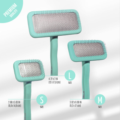 Гребінець для тварин Tauro Pro Line прямокутний M, зубці 11 мм mint (TPLB63547) Вінниця - фото 4