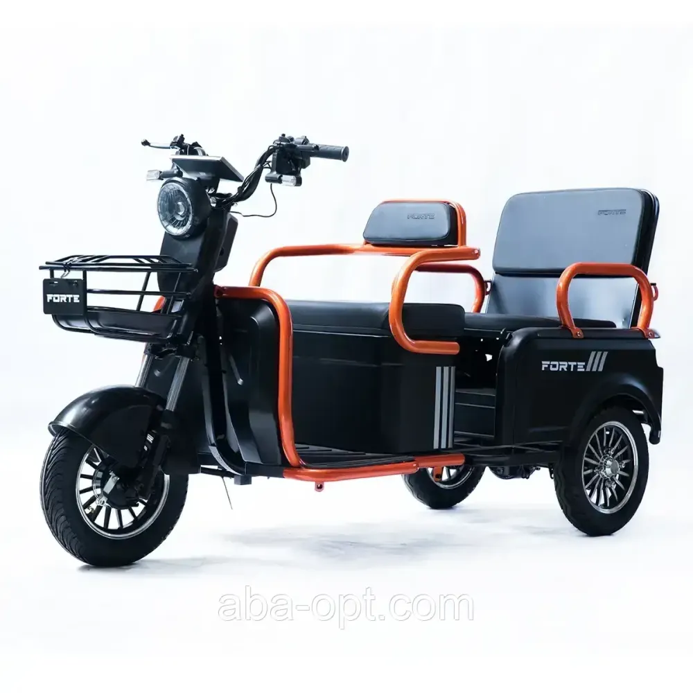 Електричний трицикл з кузовом SOK X3 МАХ 2000W-72V-28Ah Шини:10"/10" купити дешево Україна Одеса - фото 3