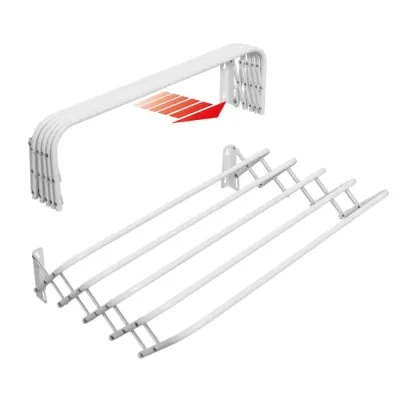 Сушилка для белья Casa Si Towel Flex 6 White Настенная (CS92197X10) (DAS302386) Винница - изображение 2