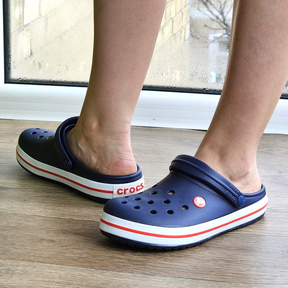 Жіночі Крокси Сині капці CROCS Шльопанці (розміри: 34,36) Дніпро - фото 10