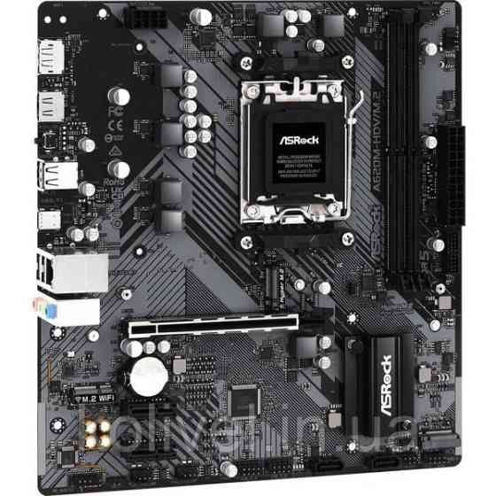 ASRock A620M-HDV/M.2 (AM5/A620, 2*DDR5, PCIex16, DP/HDMI, 2xSATAІІІ, 2xM.2, GLan, 8ch, mATX) (A620M-HDV/M.2) Киев