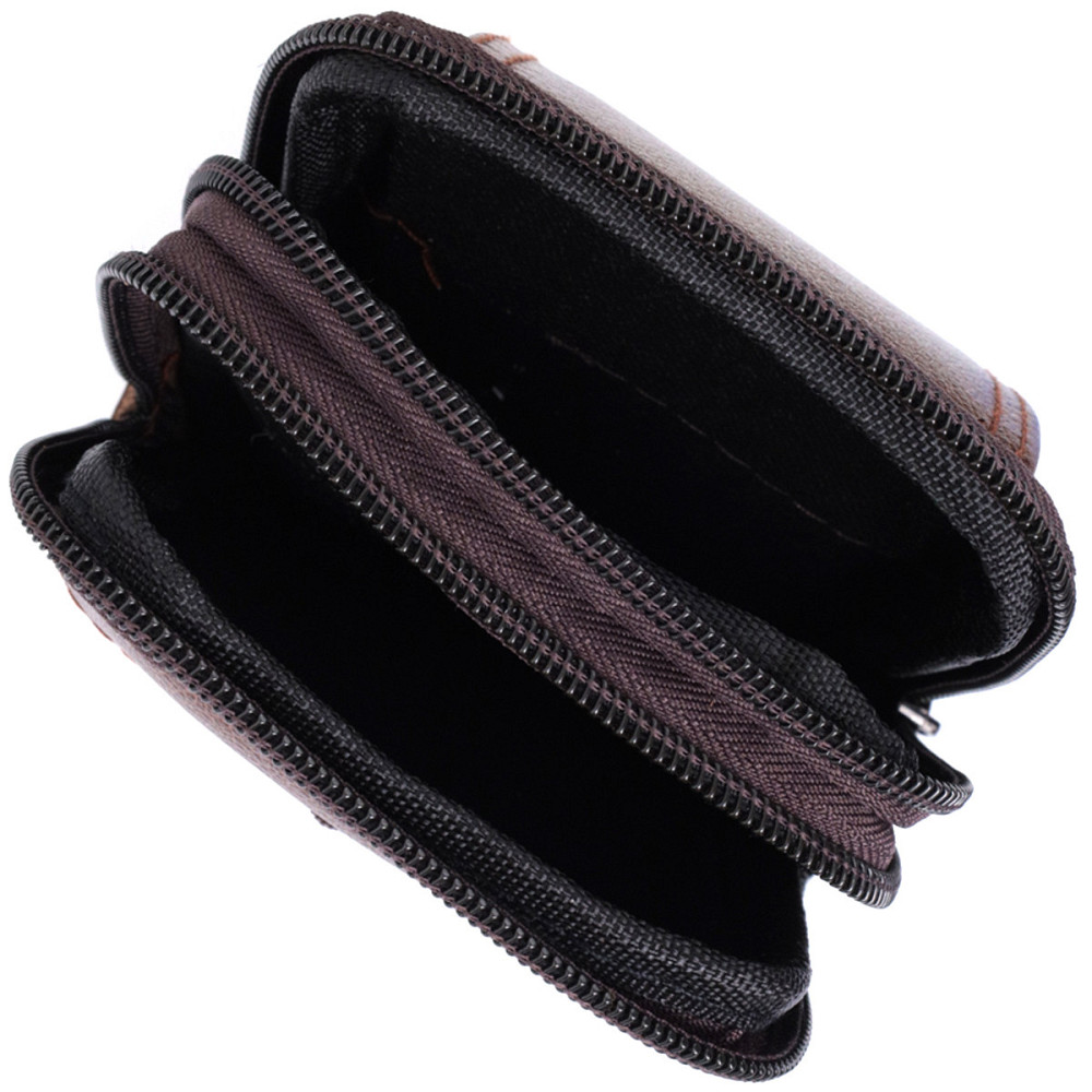 Сумка для чоловіків на два відділення з натуральної шкіри Коричневий (Vintage) Київ - фото 1