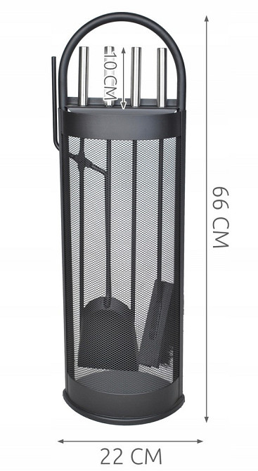 Аксессуары совок ,щипцы ,метелка и кочерга для камина 5в1 Kaminer (4165) Нововолынск - изображение 9