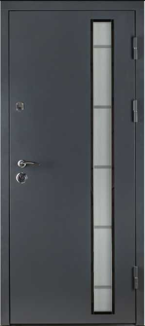 Двері вхідні Артіз ПРЕСТИЖ ПВХ Дуб шато + склопакет  960х2050 мм Київ - фото 1