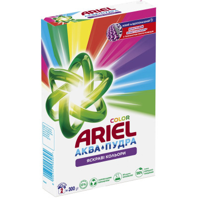 Пральний порошок Ariel Аква-Пудра Color 300 г (8006540536469) Вінниця - фото 8