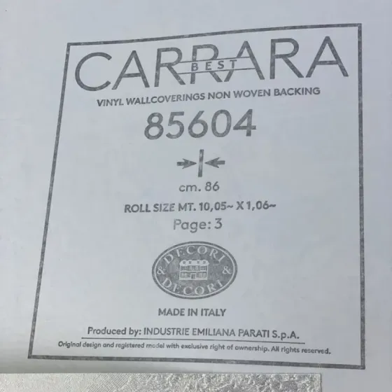 Шпалери Emiliana Parati Carrara Best 85604 Київ