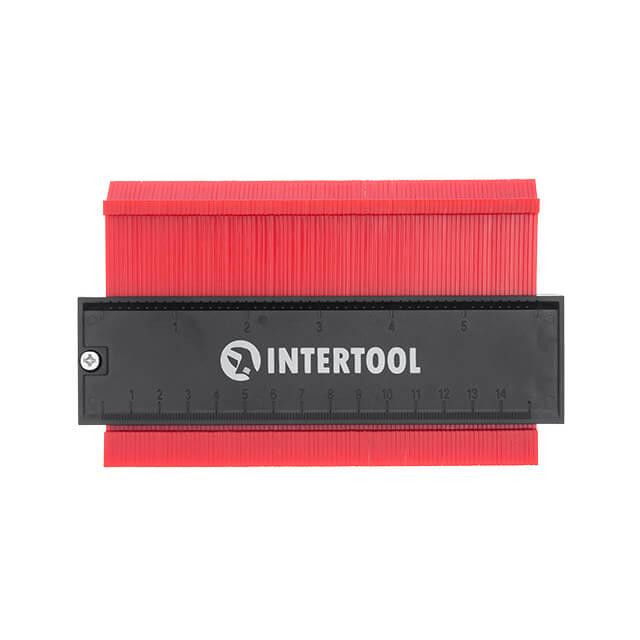 Шаблон для копіювання контуру, 150 мм, ABS, з фіксатором INTERTOOL MT-0015 Київ - фото 11