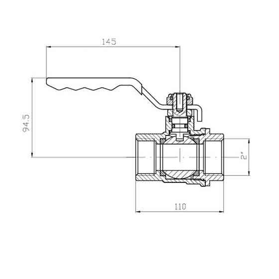 Кран шаровой ГГВ Koer Extreme KE.214-50 - 2