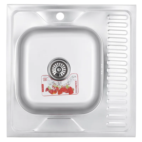 Майка кухонна Zerix Z6060L-08-180MD (micro decor) (ZS0587) Київ