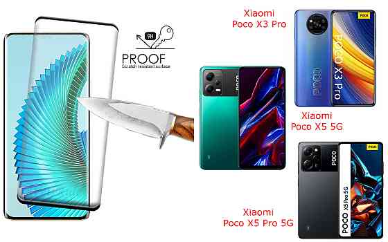 Защитное стекло HyperGlass Pro для Xiaomi Poco X3 Pro, X5 5G, X5 Pro 5G – максимальная чувствительность и Киев