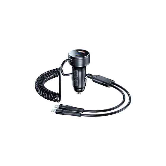 Автомобильное зарядное устройство Remax Saga 52.5W PD+QC Черный (RCC336) Киев