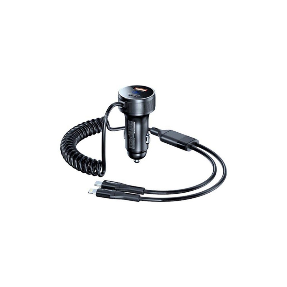 Автомобильное зарядное устройство Remax Saga 52.5W PD+QC Черный (RCC336) Киев - изображение 1