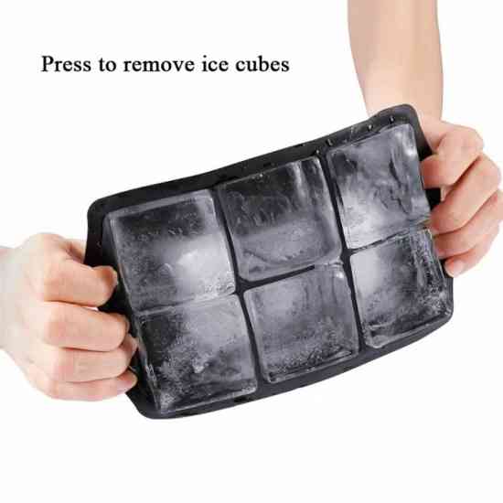 Силіконова форма для льоду з кришкою на 6 осередків Вінниця