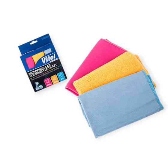 Серветка універсальна асорті 3 шт (30х30) унів+полірування+скло мікрофібра Мукачево