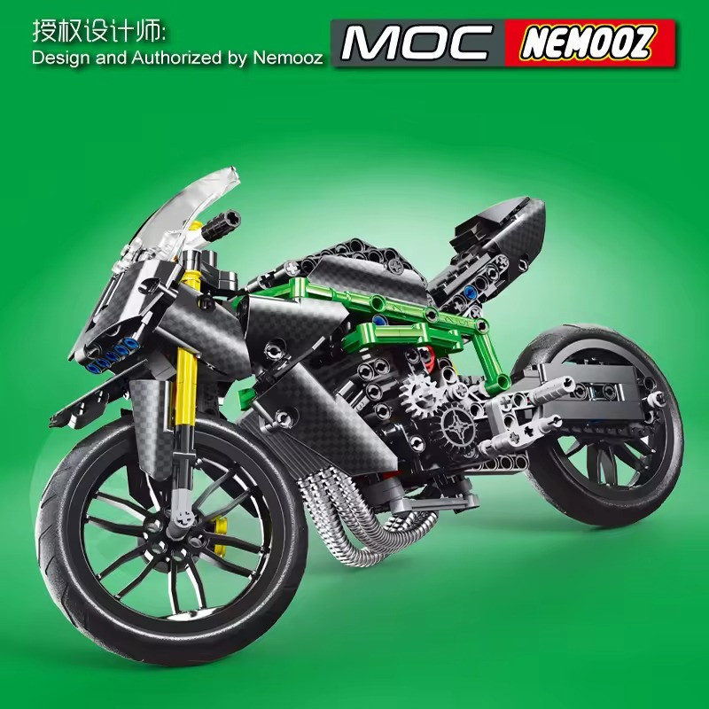 Конструктор дитячий. Спортивний Мотоцикл байк на 639 деталей, дитячий Кам'янець-Подільський - фото 4