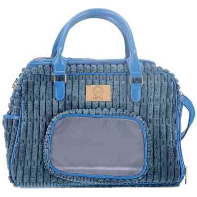 Переноска для животных MISOKO&CO 41.5x23x28 см темно-синяя (YIWUMSK70159) Винница