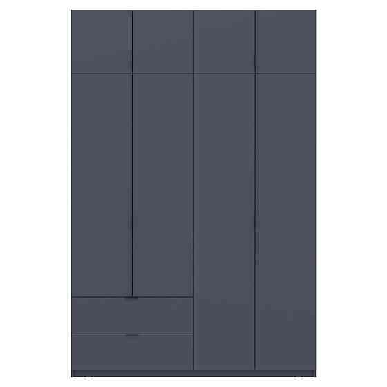 Шкаф распашной с антресолью Doros Лукас 160х50х240 см Графит (DRS-011194) Днепр