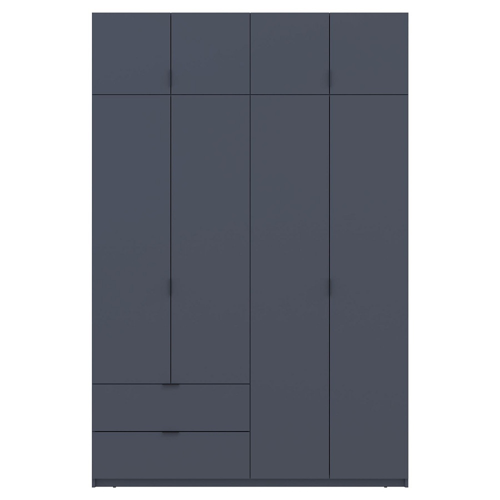 Шафа розпашна с антресолью Doros Лукас 160х50х240 см Графіт (DRS-011194) Дніпро - фото 2