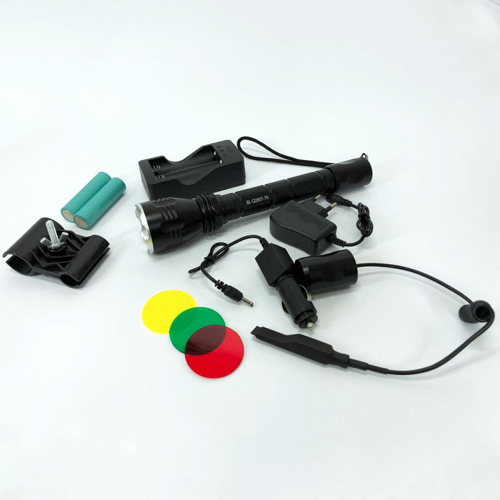 Тактичні ліхтарі з зумом Police, Яскравий світлодіодний потужний ліхтар, Алюмінієвий ліхтар 18650 XF-30 Львів - фото 8