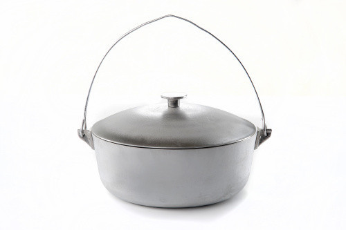 Алюмінієвий котел з кришкою та дужкою 255мм 4л СИЛА Харків - фото 1