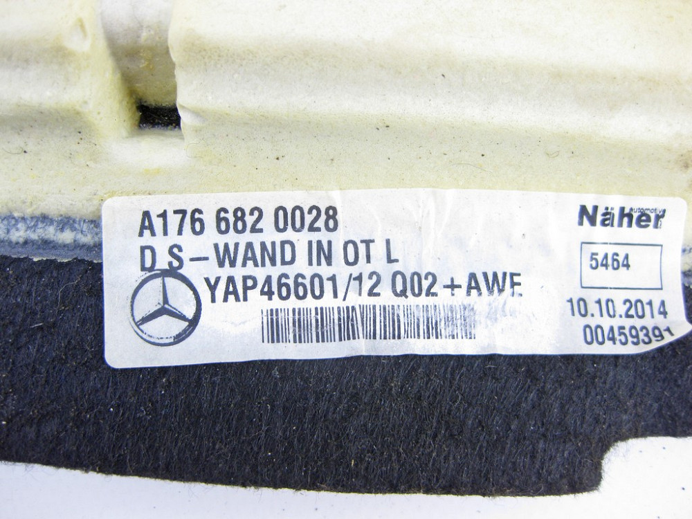 Mercedes-Benz  A1766820028 Ущільнювач на моторному щиті під лобове скло CLA C117 CLA Shooting Brake X117 GLA X156 Одеса - фото 6