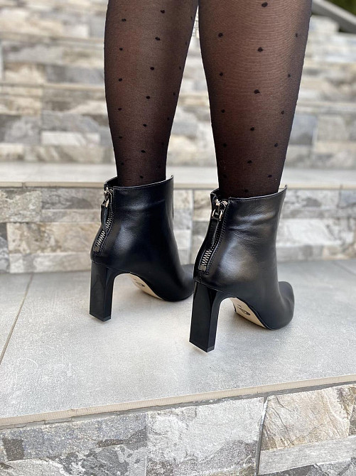Crisma Жіночі черевики CRISMA чорні натуральна шкіра каблук 8см висота 10см розмір 38 (4371) Коломыя - изображение 5