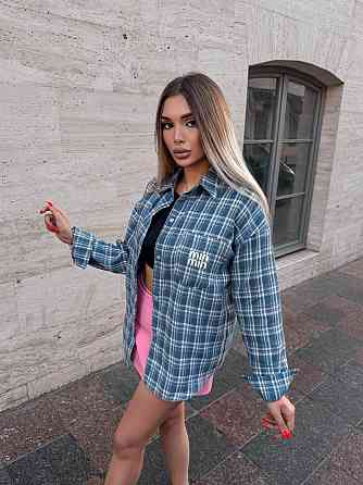 Жіноча сорочка в клітинку ( з накатом) Одеса