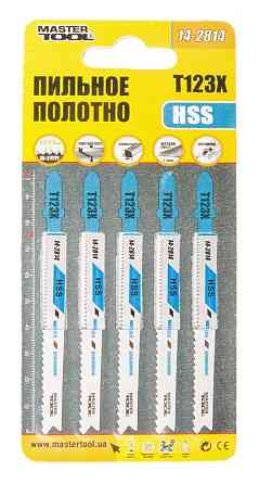 MASTERTOOL Полотно пильне для лобзика MASTERTOOL T123X PROGRESSOR 5 шт метал чистий прямий різ Коломия