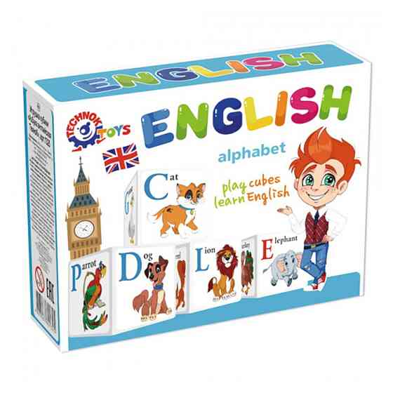 Детский развивающий набор кубиков 