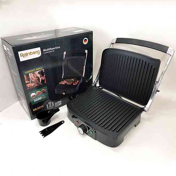 Гриль електричний для кафе, Кухонний гриль для м'яса електричний багатофункціональний контактний KW-21 Івано-Франківськ