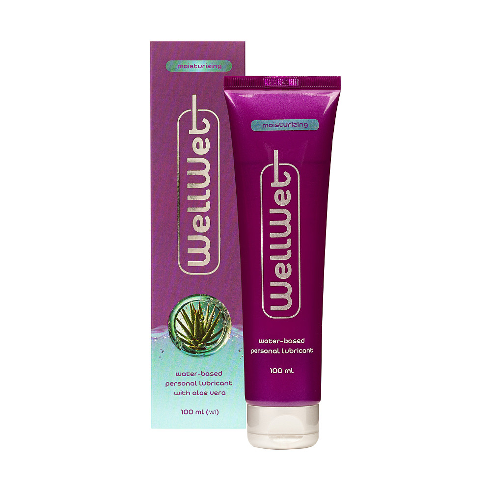 Увлажняющий лубрикант из алоэ вера WellWet 100 мл Киев - изображение 3