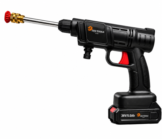 Аккумуляторная мойка высокого давления LEO TOOLS 36V + 2 аккумулятора (Польша) Киев