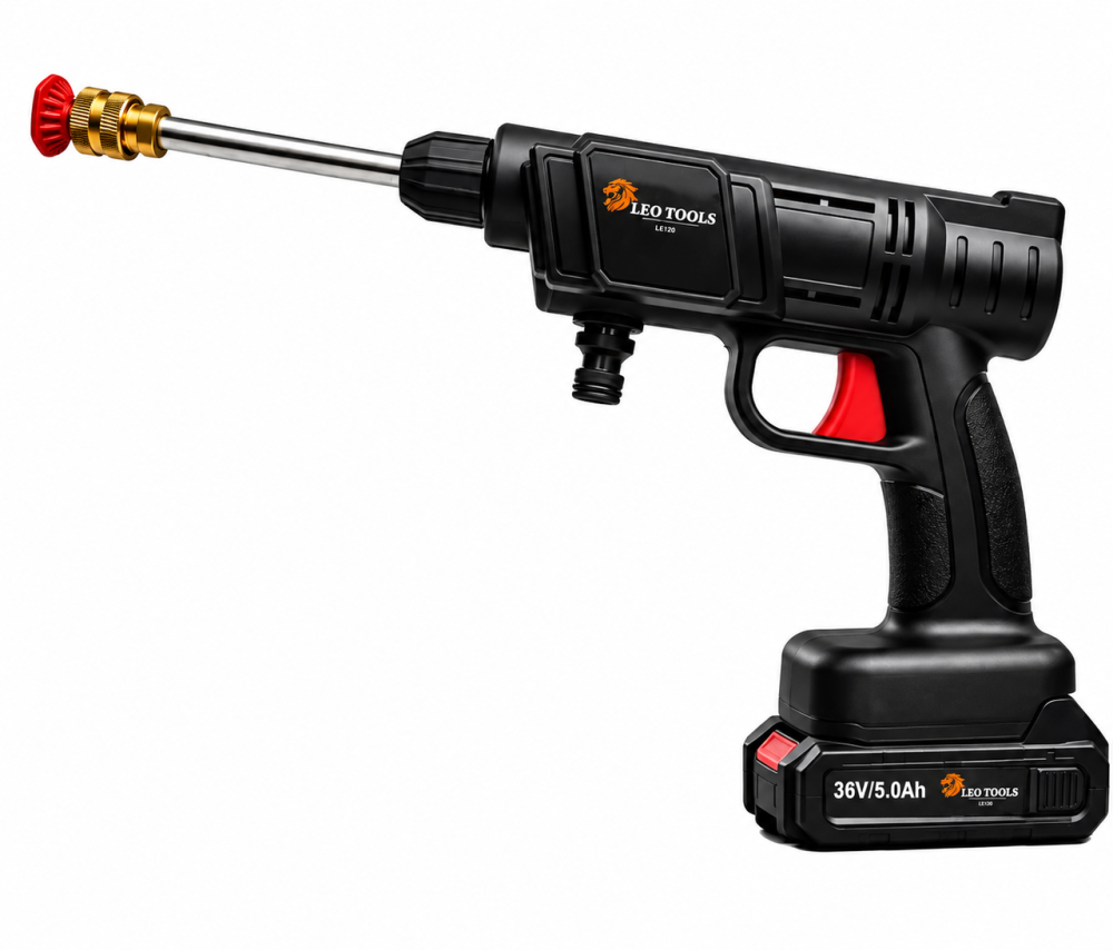 Аккумуляторная мойка высокого давления LEO TOOLS 36V + 2 аккумулятора (Польша) Киев - изображение 2