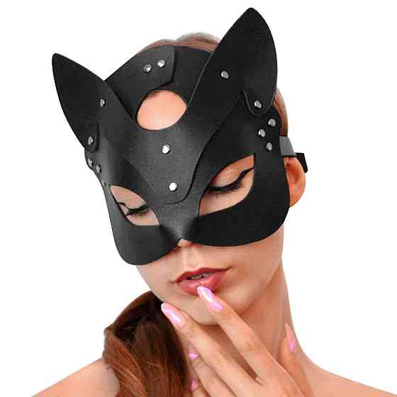 Маска Кішечки Art of Sex - Cat Mask, Чорний Sex Aura Київ