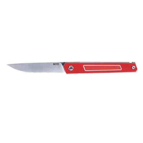 Ніж складаний туристичний SRM Swift 125L-GR (8 см) 12C27 / G10 червоний Київ