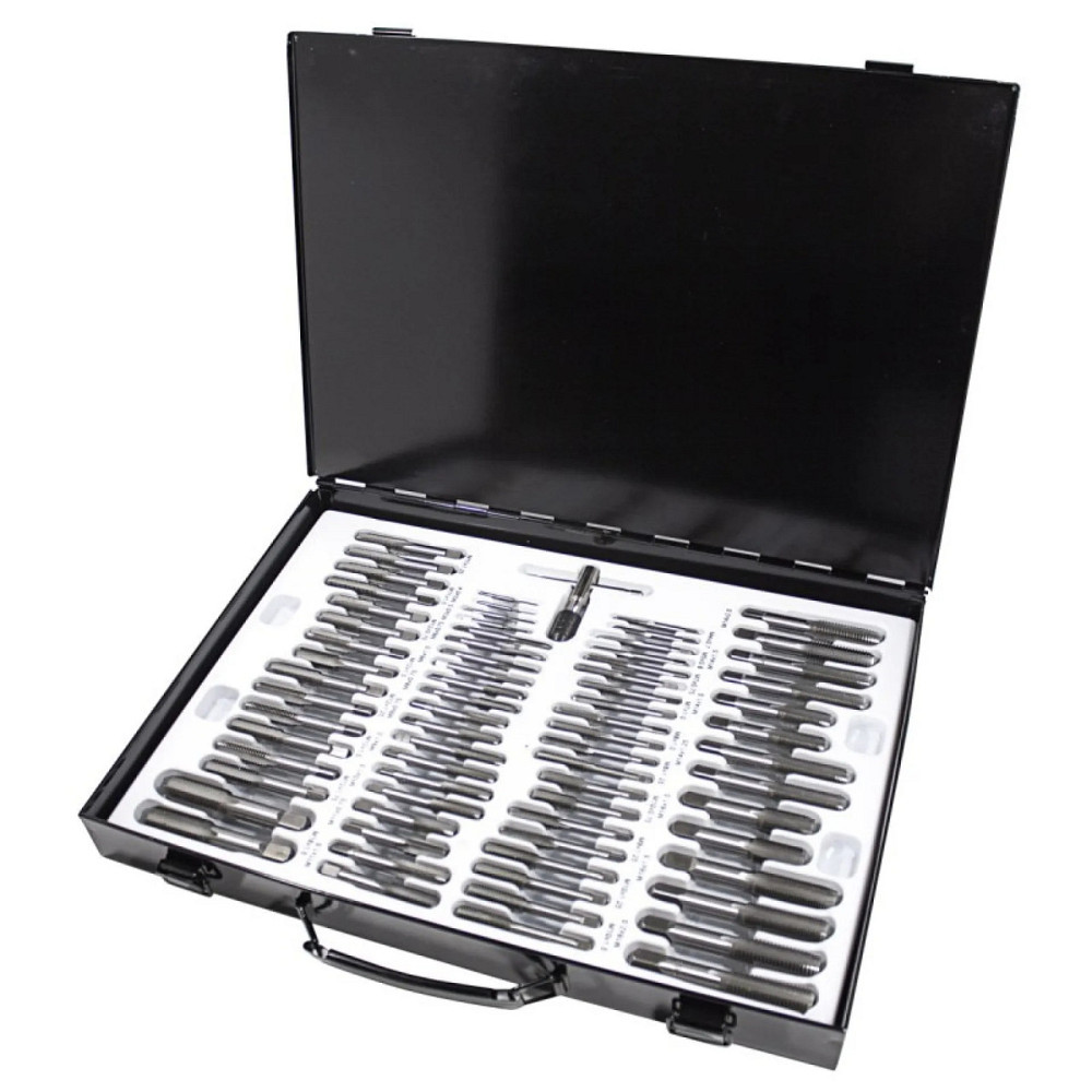 Набір позначників і плашок М2-М18 110 предметів, метрична різь JBC-M110-1 Одеса - фото 4