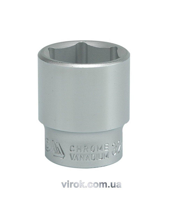 Головка торцева 6-гранна YATO: квадрат 3/4", М= 32 мм, L = 55 мм [8/48] Одеса - фото 1