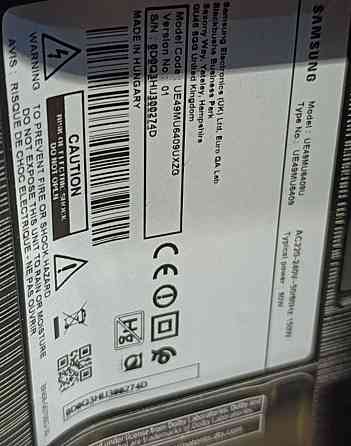 Телевизор Samsung 49" 4K Ultra HD / Smart TV Wi-Fi T2/ Tizen / Slim Київ